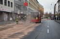 Stadtbus fing Feuer Koeln Muelheim Frankfurterstr Wiener Platz P372